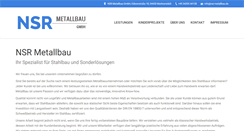 Desktop Screenshot of nsr-metallbau.de
